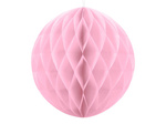 Rozeta honeycomb kula 20cm różowa jasna
