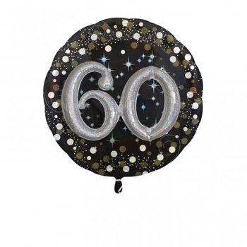 Balon Foliowy 32' 3D Urodziny Cyfra 60