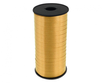 Wstążka ozdobna 5mm x 92m pastelowa złota