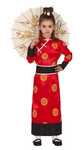 Kostium dziecięcy "Chinka" czerwona