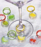 Klipsy do kieliszków "OWOCE"