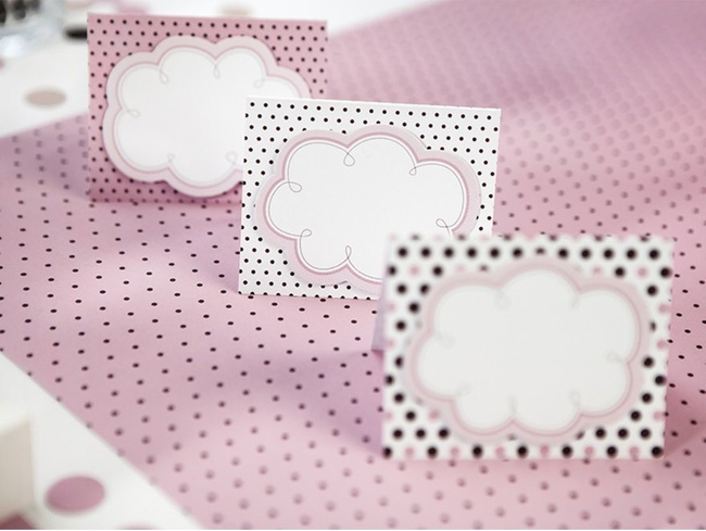 Sweet Groszki - Wizytówka na stół 6 sztuk