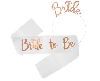 Go Girls zestaw: Szarfa i opaska BRIDE