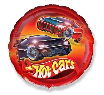 Balon Foliowy 18" Samochody Hot Cars