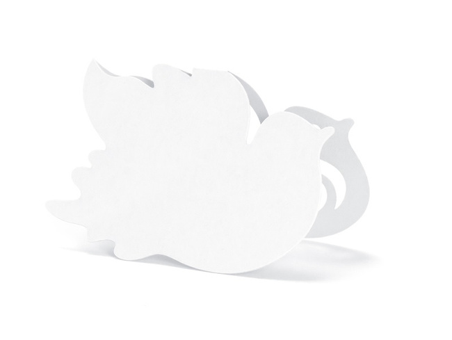 Wizytówka tekturowa na stół - Gołąbek 10 sztuk