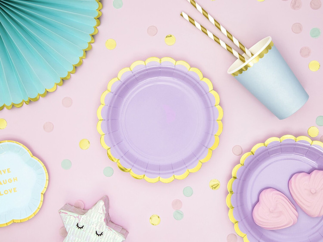 Słomki papierowe "Twister" biało - złote metalizowane 10 sztuk