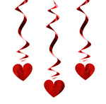 Świderki walentynkowe serduszka 3 sztuki