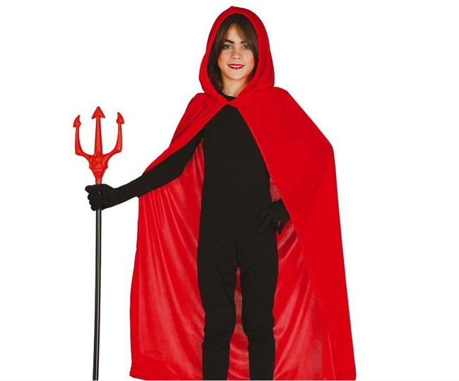 Kostium dziecięcy "Peleryna z kapturem" 100cm czerwona