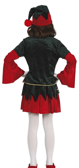 Kostium dziecięcy "Elf - Pomocnica Mikołaja"