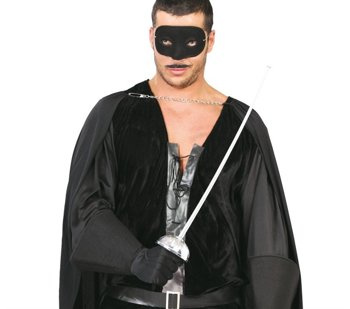 Maska i szpada szermierza