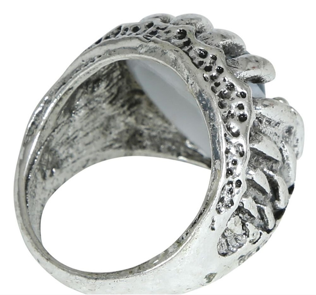 Sygnet srebrny z okiem