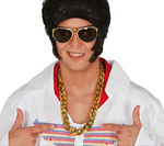 Naszyjnik "Łańcuch" złoty plastikowy