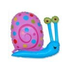 Balon foliowy 24" Uśmiechnięty Ślimak Niebieski