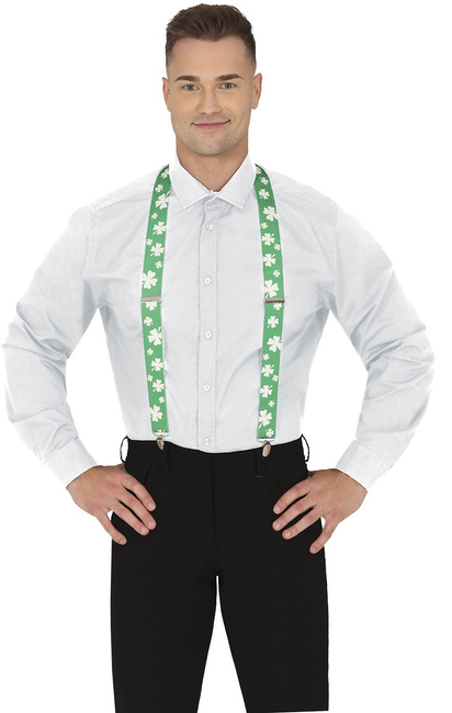 Szelki zielone w koniczynki ST. PATRICK