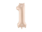 Balon foliowy 28" beżowy numer 1