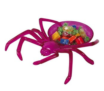 Talerz PAJĄK plastikowy fioletowy 1 sztuka