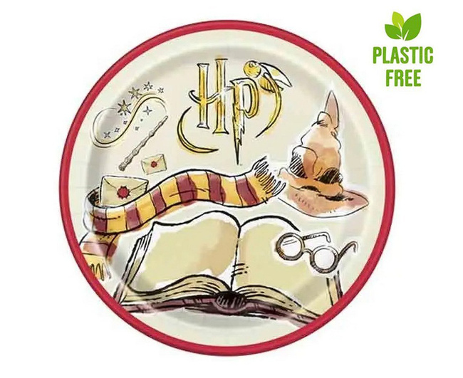 Harry Potter rysunek - Talerze 23cm 8 sztuk