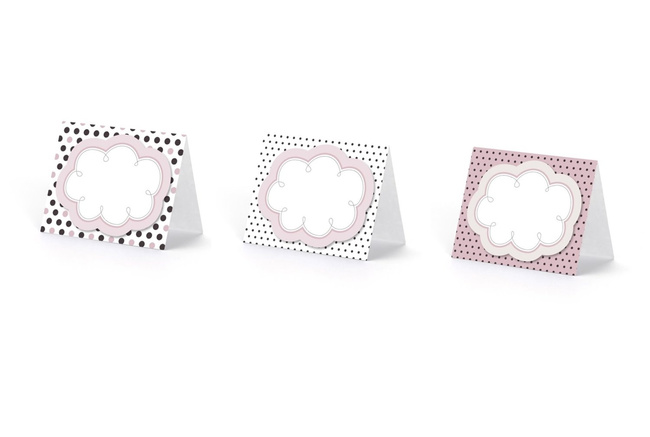 Sweet Groszki - Wizytówka na stół 6 sztuk