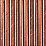 Jednokolorowy ROSE GOLD - Słomki opalizowane 19,5cm 250 sztuk