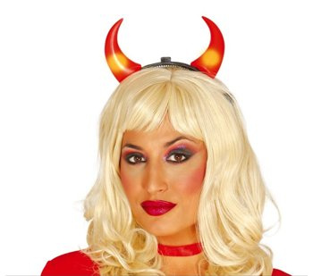 Opaska "rogi diabła" LED