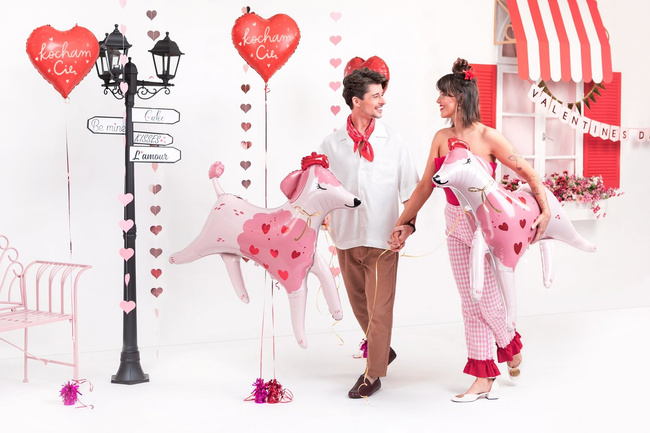 Balon foliowy 18" Serce czerwone Kocham Cię