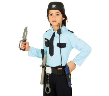 Akcesoria Policjanta: Kask + pas z akcesoriami