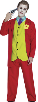 Kostium Mr Smile Joker garnitur czerwony