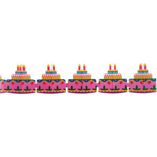 Girlanda bibułowa TORT urodzinowy 4m