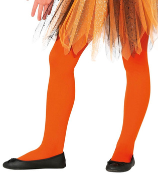 Rajstopy dziecięce 3-6 lat - pomarańczowe
