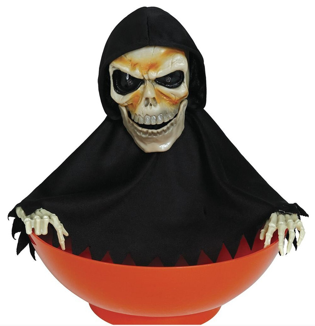 Miska na cukierki ze szkieletorem (interaktywna)