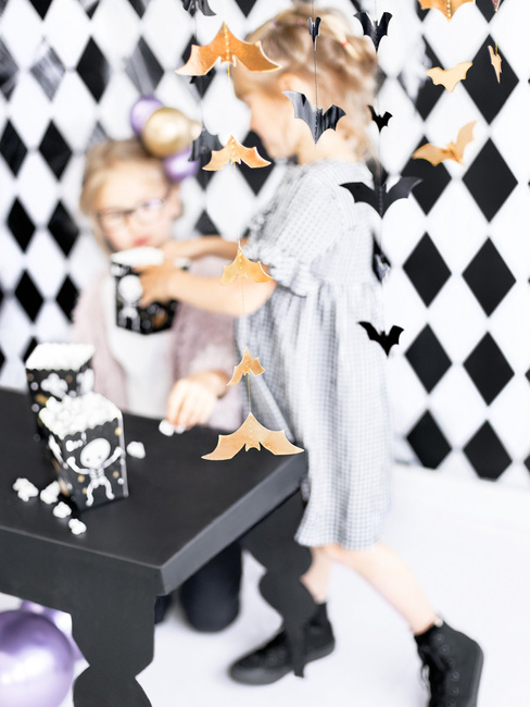 Dekoracja pionowa - Nietoperze czarne 150cm