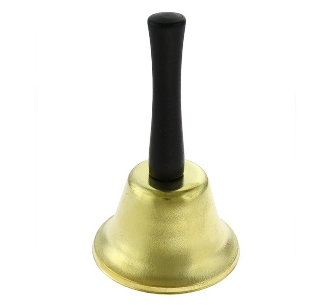 Dzwonek Świętego Mikołaja mały 12cm