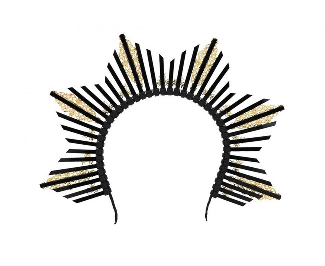 Aureola - korona "Astra" czarna