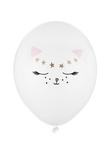 Balon 14" nadruk Słodki Kotek - Buzia 1 sztuka