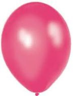 Balon Bel 14" metalik róż ciemny FUCHSIA 1 szt.