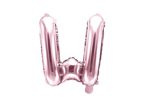 Balon foliowy 14" pudrowy róż Litera W