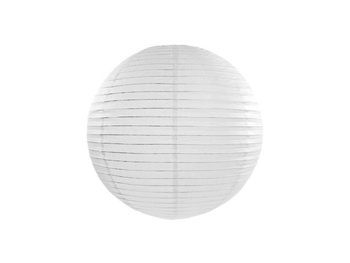 Lampion papierowy 25cm biały