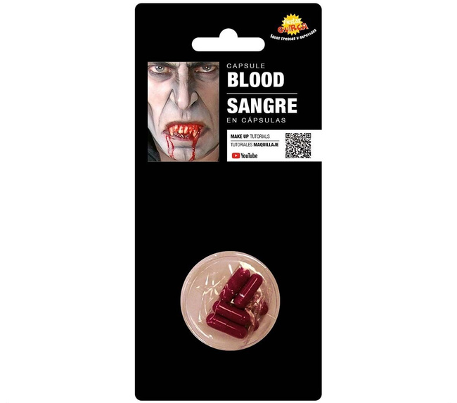 Sztuczna krew w kapsułkach 6 sztuk