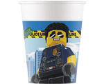 Lego City - Kubeczki papierowe 200ml 8 sztuk