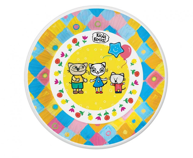 Kicia Kocia - Talerzyki 18cm 6 sztuk