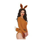 Opaska Lis uszy + ogon brąz