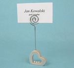 Wizytownik "Serduszko z perłami" 12 sztuk