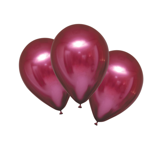 Balony 11" Satin Luxe czerwone 6 sztuk