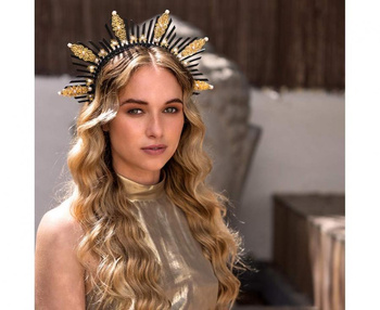 Aureola - korona "Astra" czarna