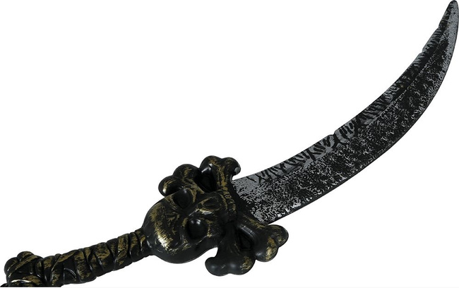 Miecz Pirata z czachą 58cm