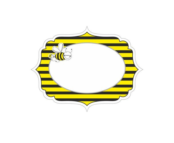 Pszczółki - Etykieta Candy Bar 6 sztuk