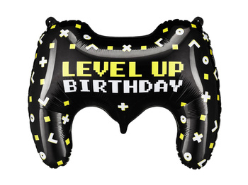 Balon foliowy 24" Gamepad Level Up Birthday