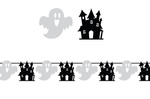 Girlanda halloweenowa "Nawiedzony dom" 3m