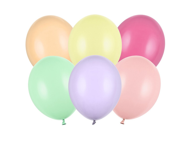 Balony Bel12 PASTEL mix kolorów jasny 10 sztuk