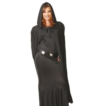 Kostium "Peleryna z kapturem" 130cm czarna